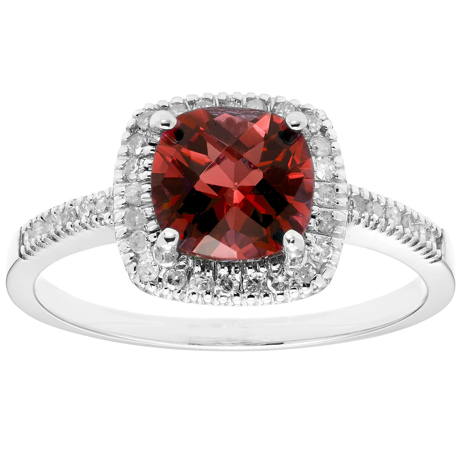 Garnetand.18CT.T.W.Diamondsin14KGoldWhite6