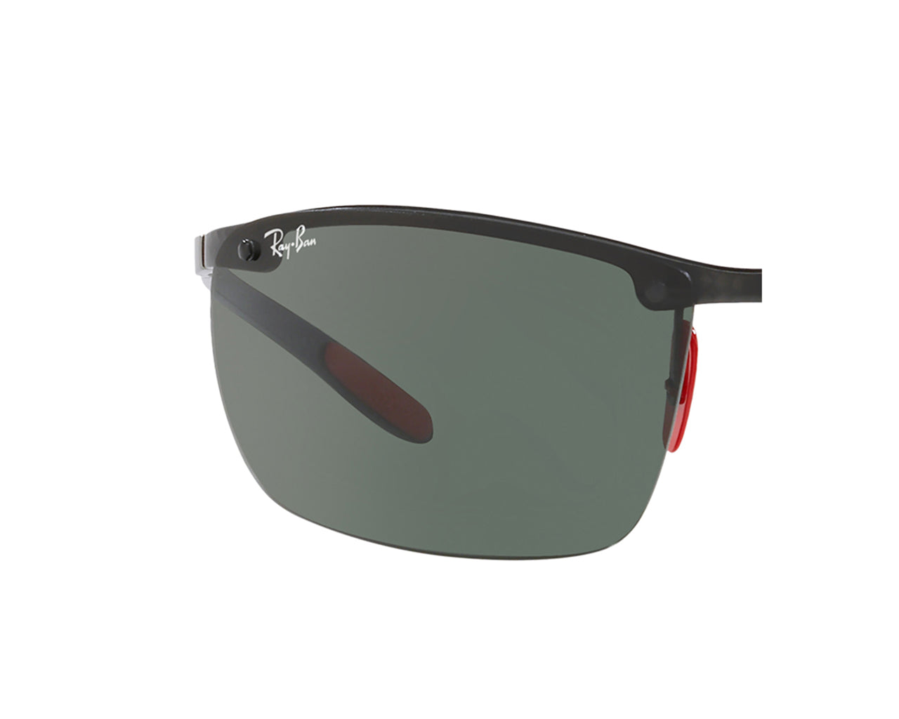Ray - Ban Man Pair of replacement lenses Ray - Ban RB8305m Ferrari Replacement lenses Carbon Green Squared Norma