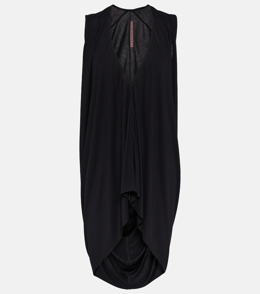 Lilies draped jersey top