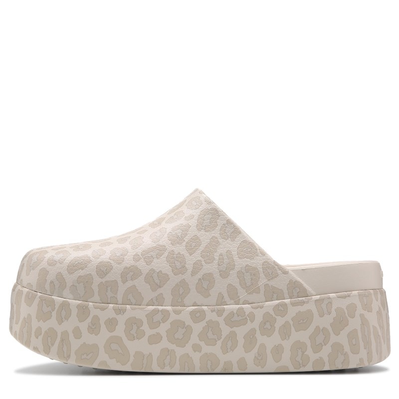 Women's Dylan Platform Clog Shoes (Almond Leopard)