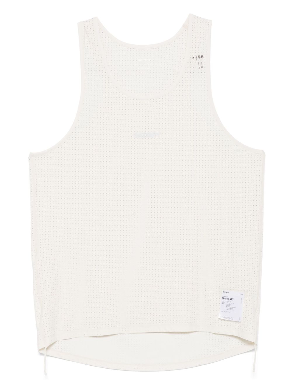 Satisfy logo-print tank top - Neutrals