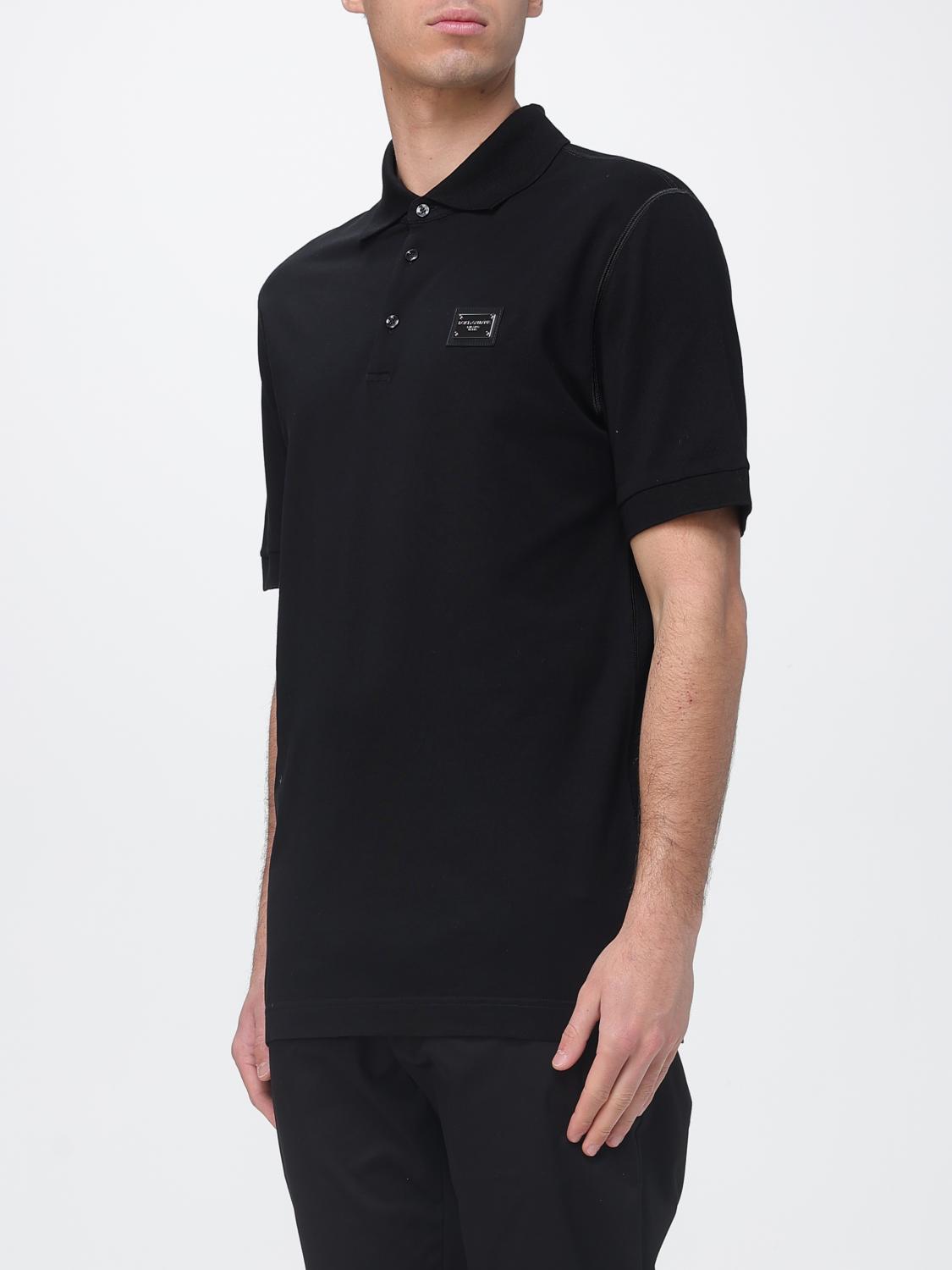 Polo Shirt Men color Black