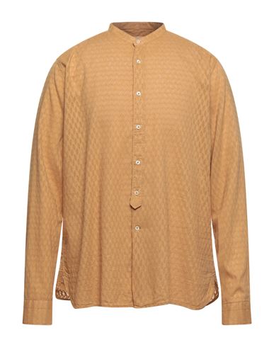 Man Shirt Camel Size 16 ½ Cotton