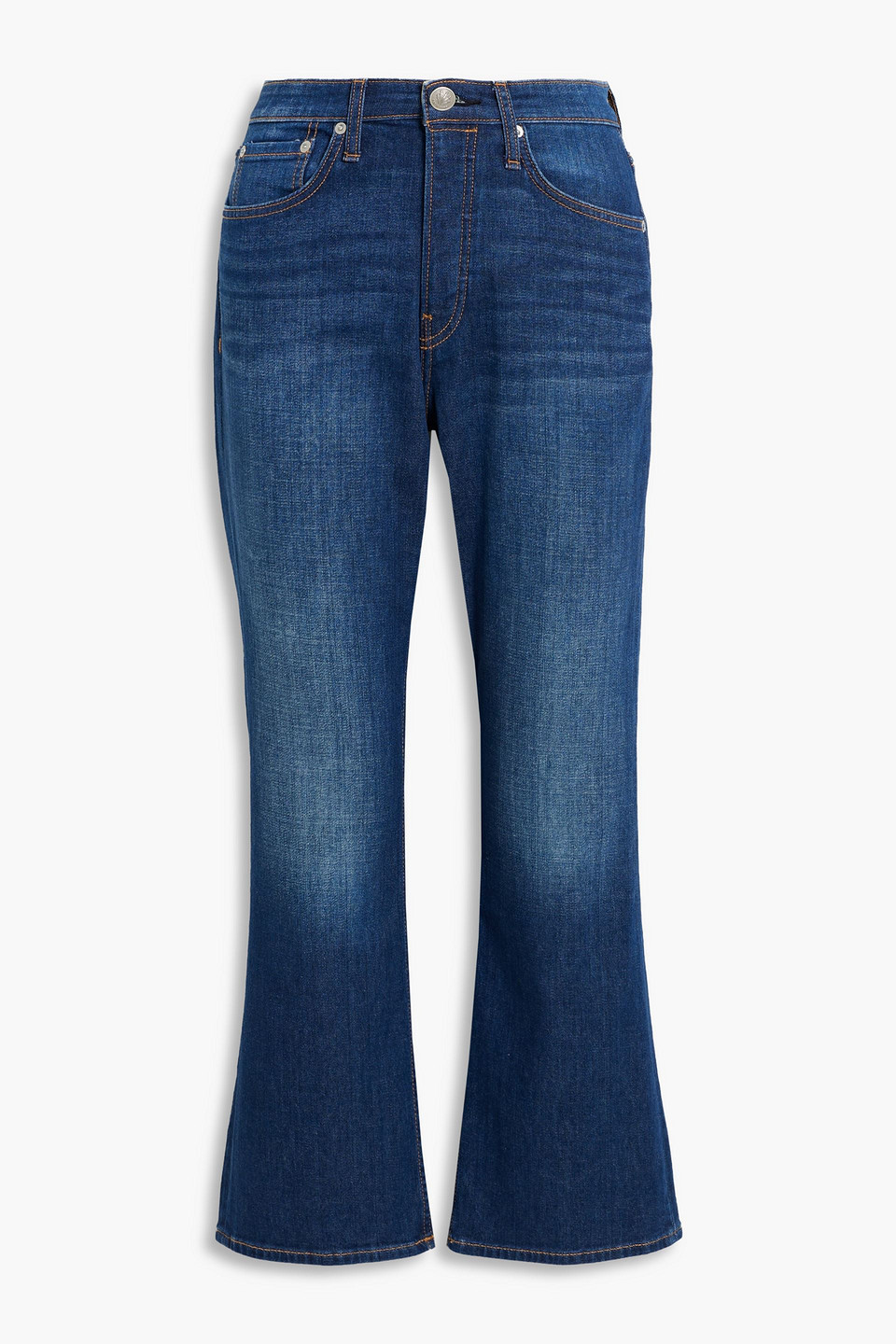 Maya cropped high-rise flared jeans