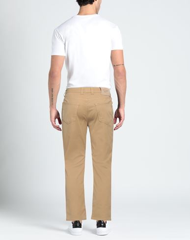 Man Pants Sand Size 29 Cotton, Elastane