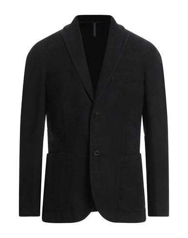 Montedoro Man Blazer Black Size 36 Cotton