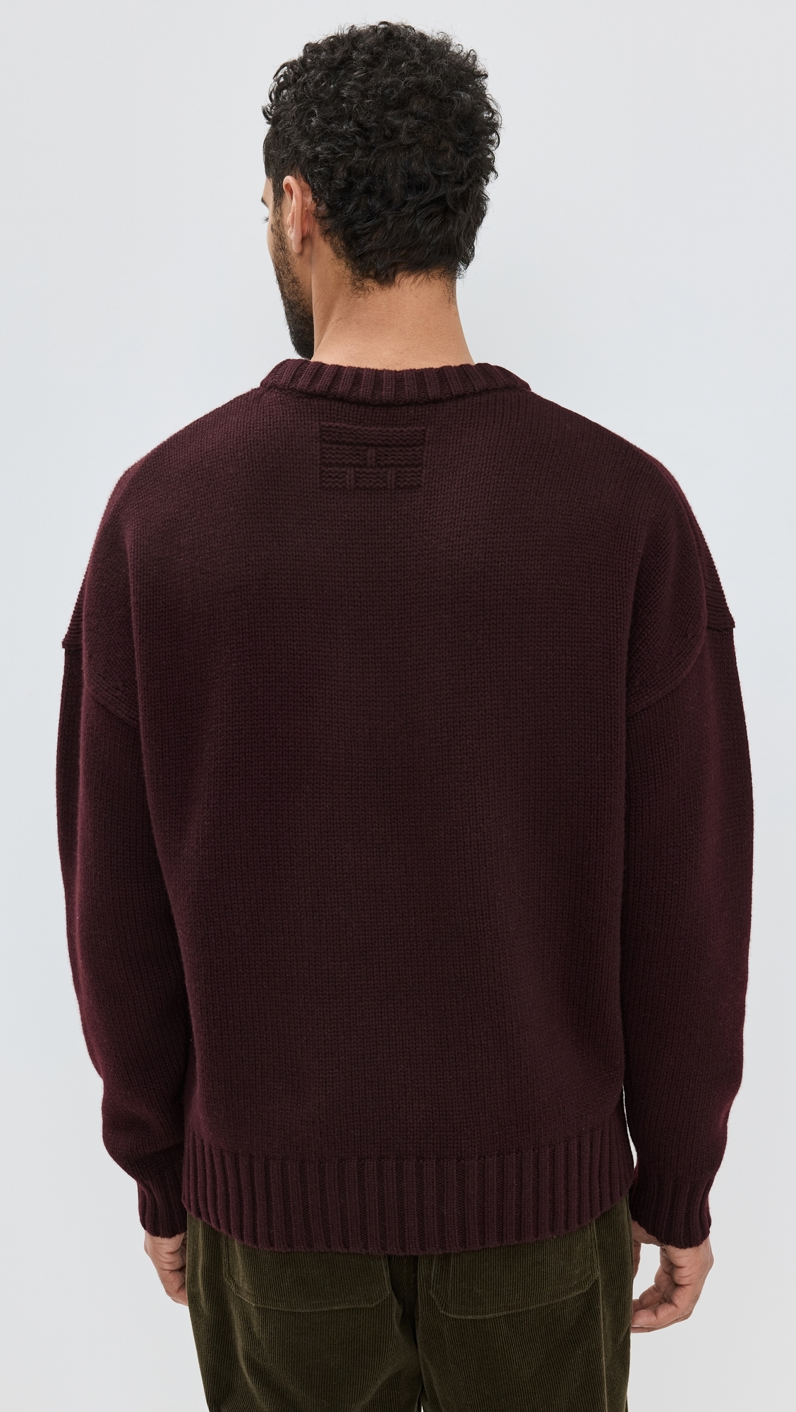 Ritz Paris Unisex Cashmere Sweater Bordeaux