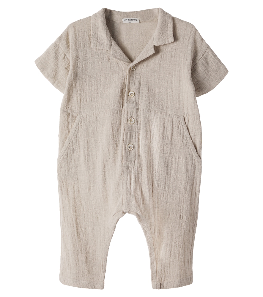 Baby Fonteta cotton muslin playsuit