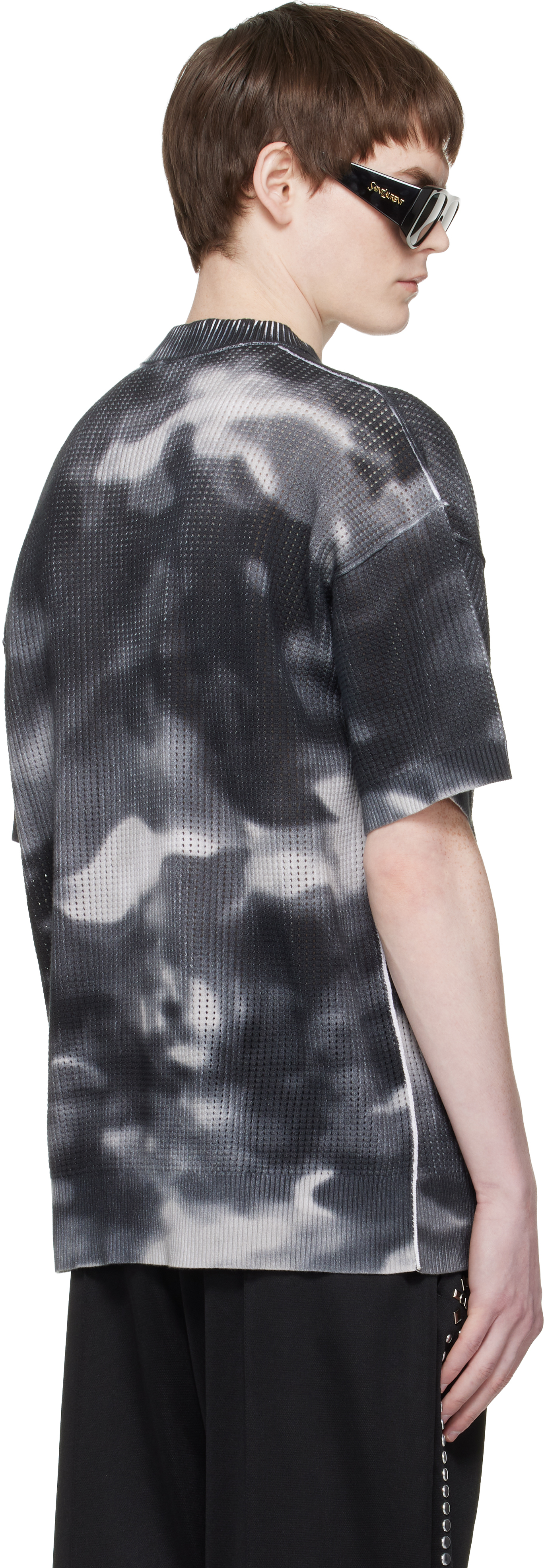 Gray Camo Oversized T-shirt