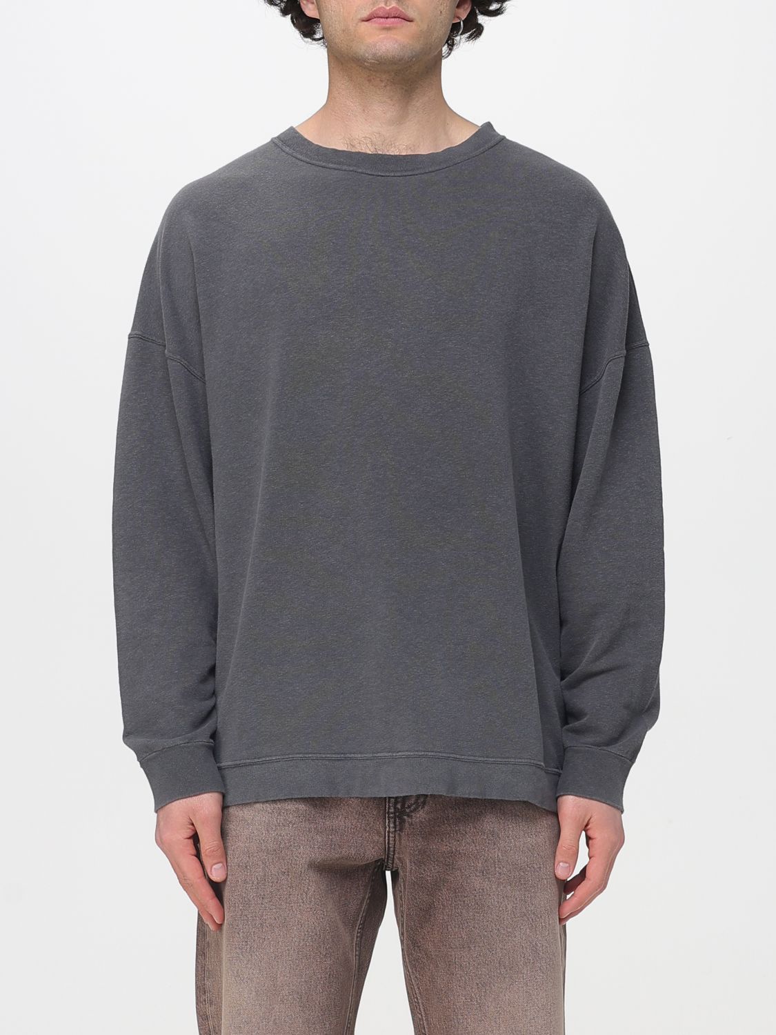 Sweatshirt Men color Black