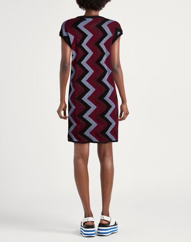 Woman Mini dress Burgundy Size ONESIZE Viscose, Polyester, Metallic Polyester, Polyamide