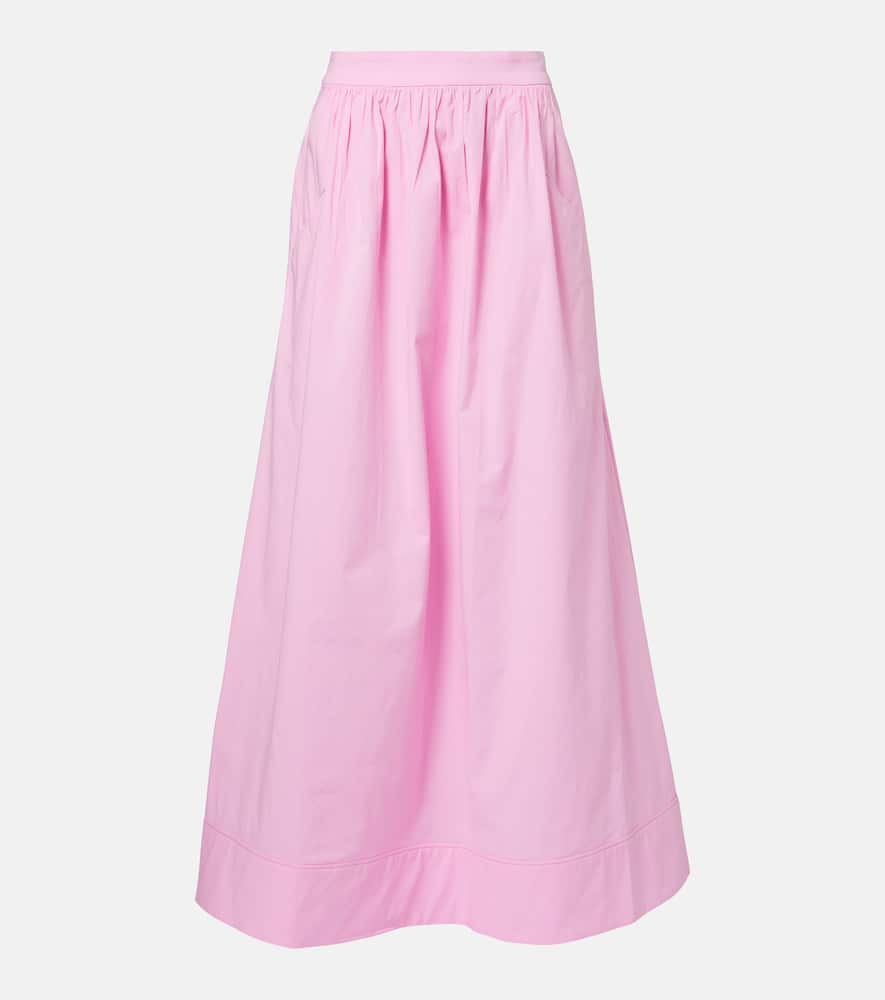 Opulence cotton maxi skirt