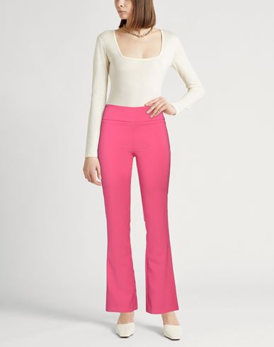 Sandro Ferrone Woman Pants Fuchsia Size 4 Polyester, Elastane