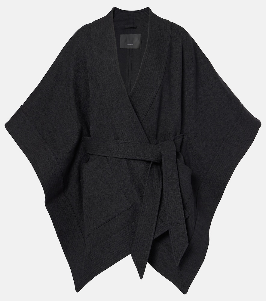 Wardrobe. NYC Belted cotton cape