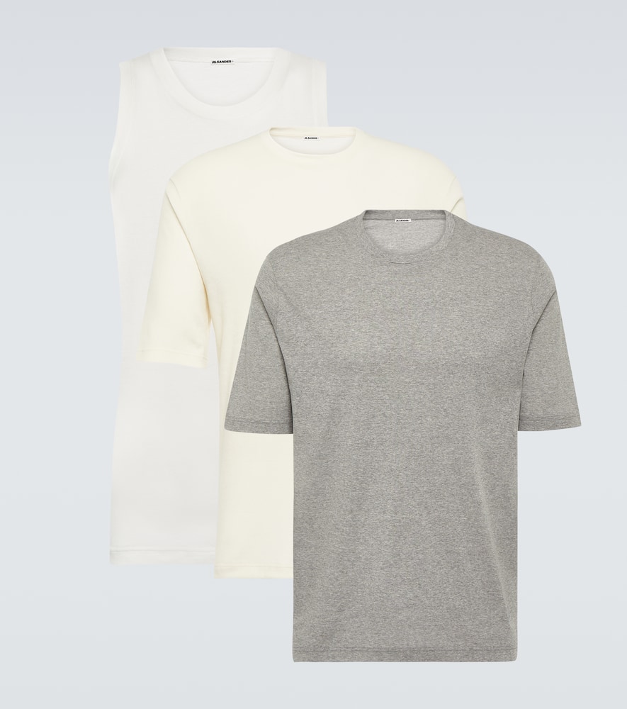 Set of 3 cotton jersey tops