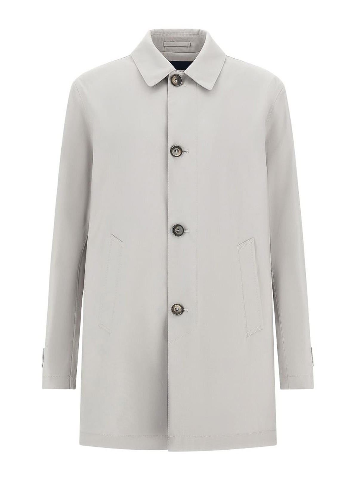 Layers Wool Storm Fabric Raincoat