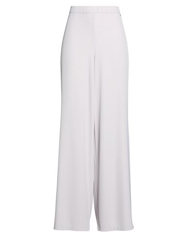 Woman Pants Light grey Size 10 Polyester, Elastane