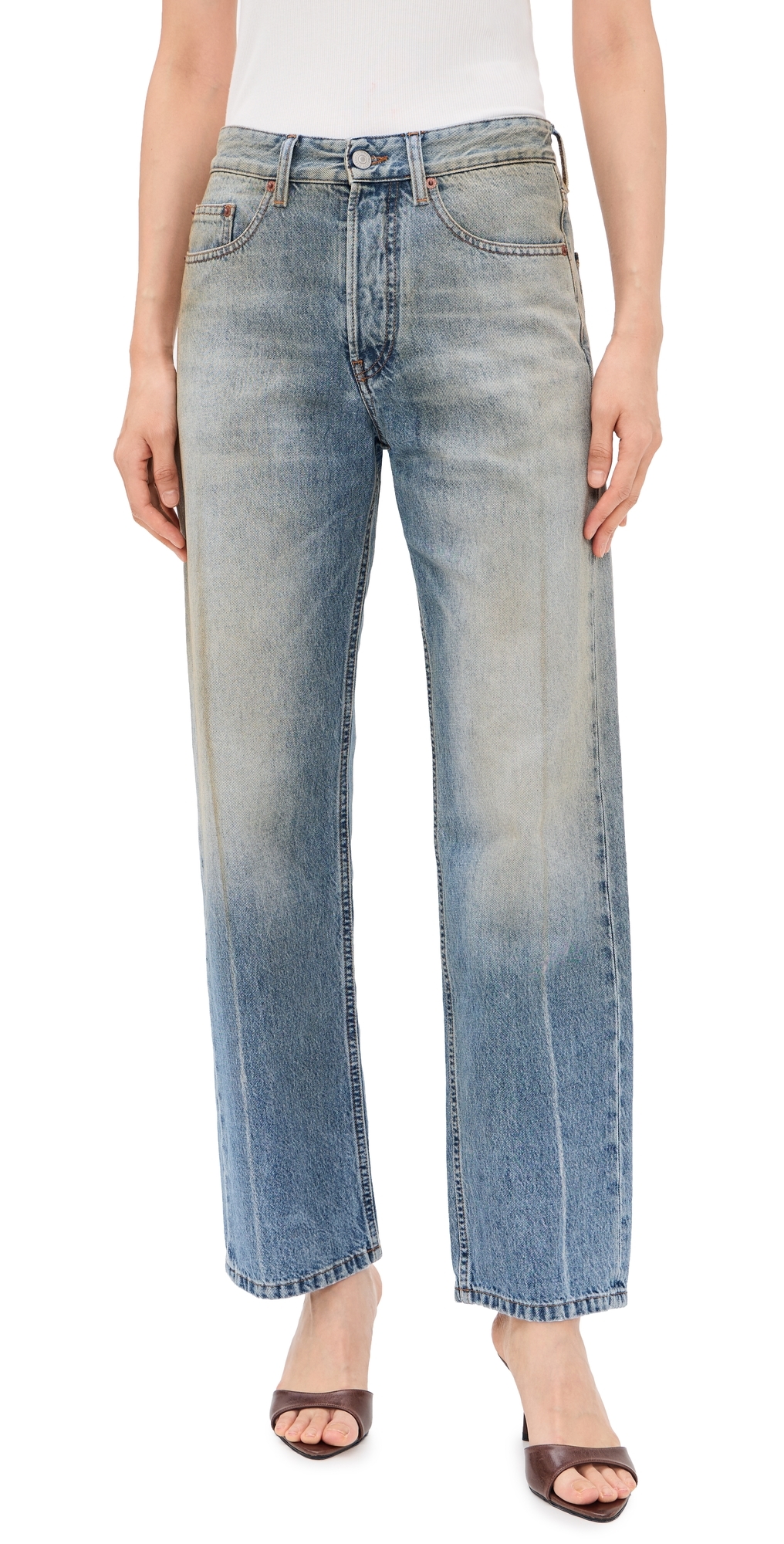 Five Pocket Jeans Medium Blue