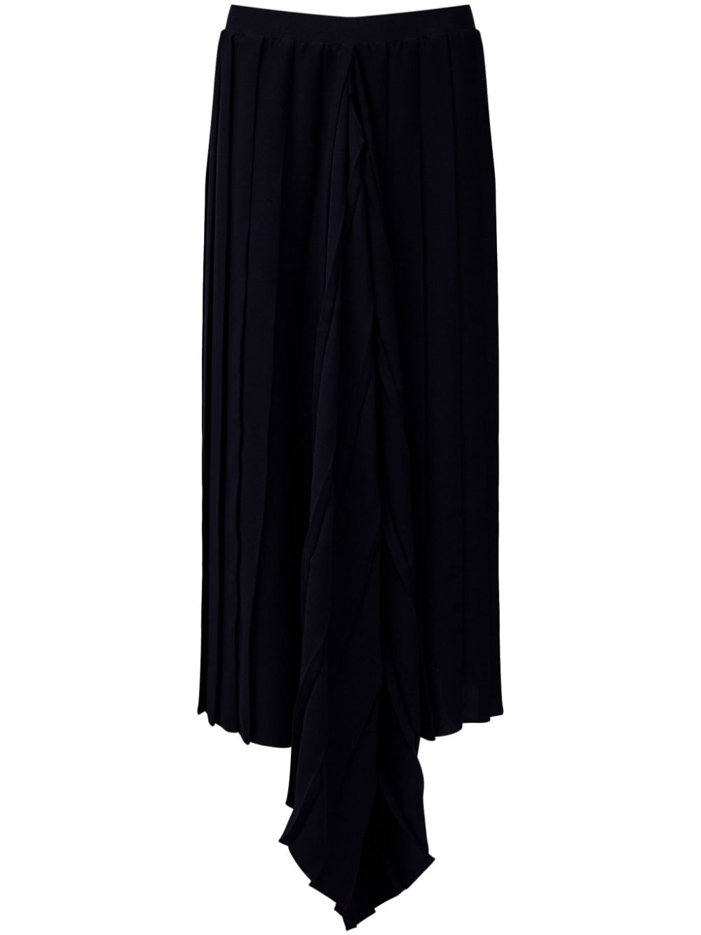 Pleated midi skirt - Black