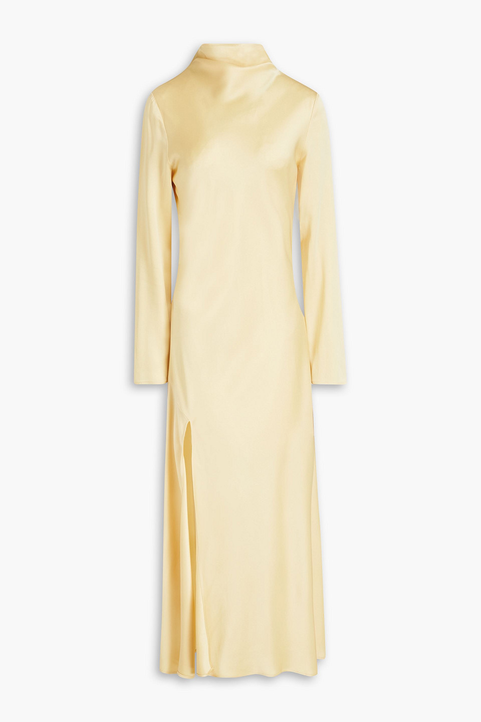 Satin midi dress