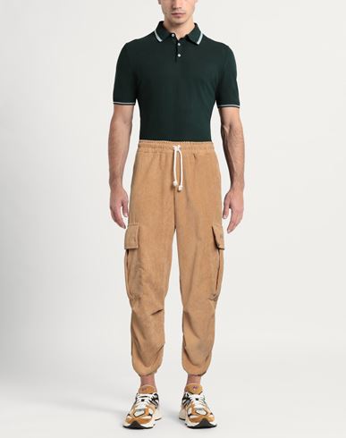 Disclaimer Man Pants Camel Size M Polyester, Polyamide