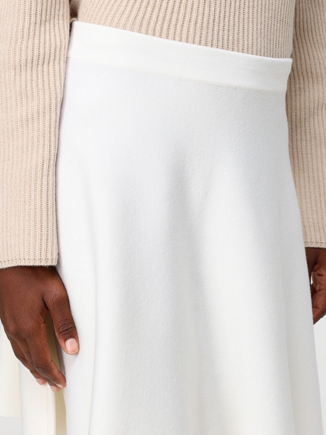 Skirt Woman color Pearl