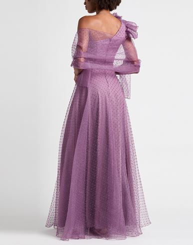 Woman Maxi dress Purple Size 8 Polyester
