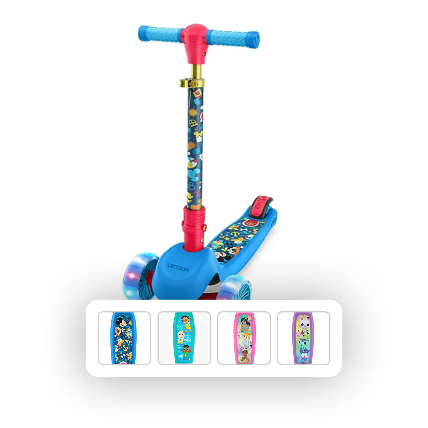 Light Up 3-Wheel Kick Scooter 