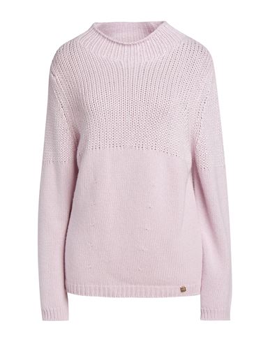 Woman Sweater Light pink Size XL Merino Wool, Viscose, Polyamide, Cashmere