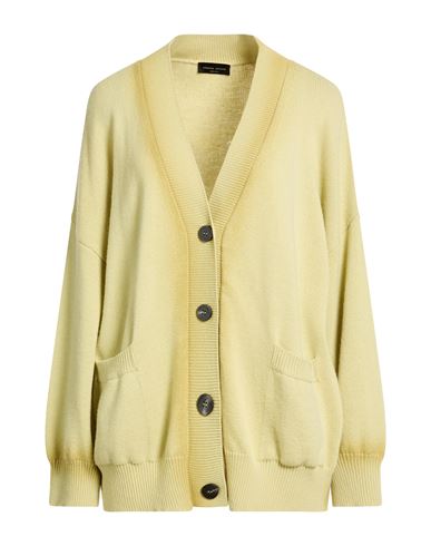 Woman Cardigan Lime green Size M Wool, Cashmere