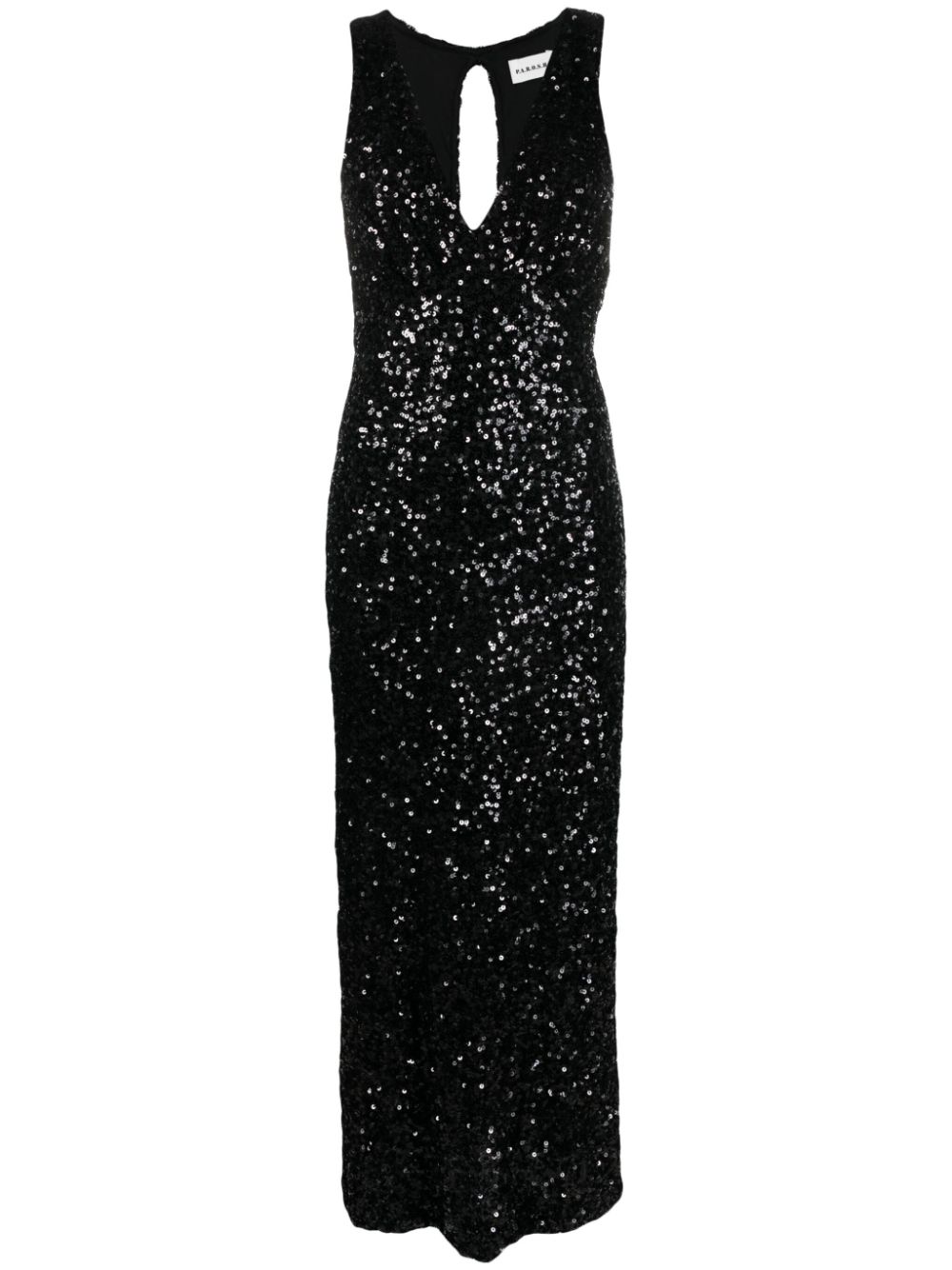 Paris sequin-embellished dress - Black