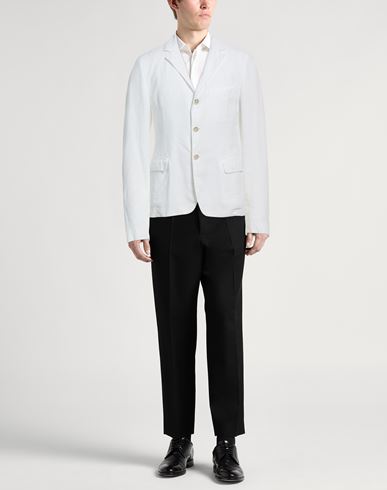 Man Blazer White Size XXL Linen