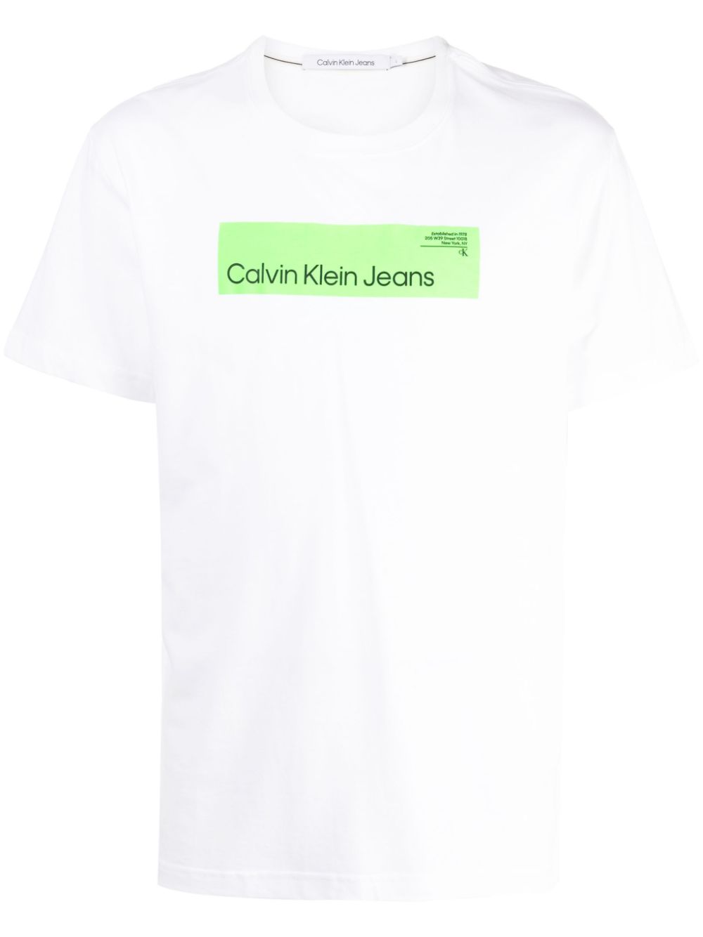 Logo-print cotton T-shirt - White