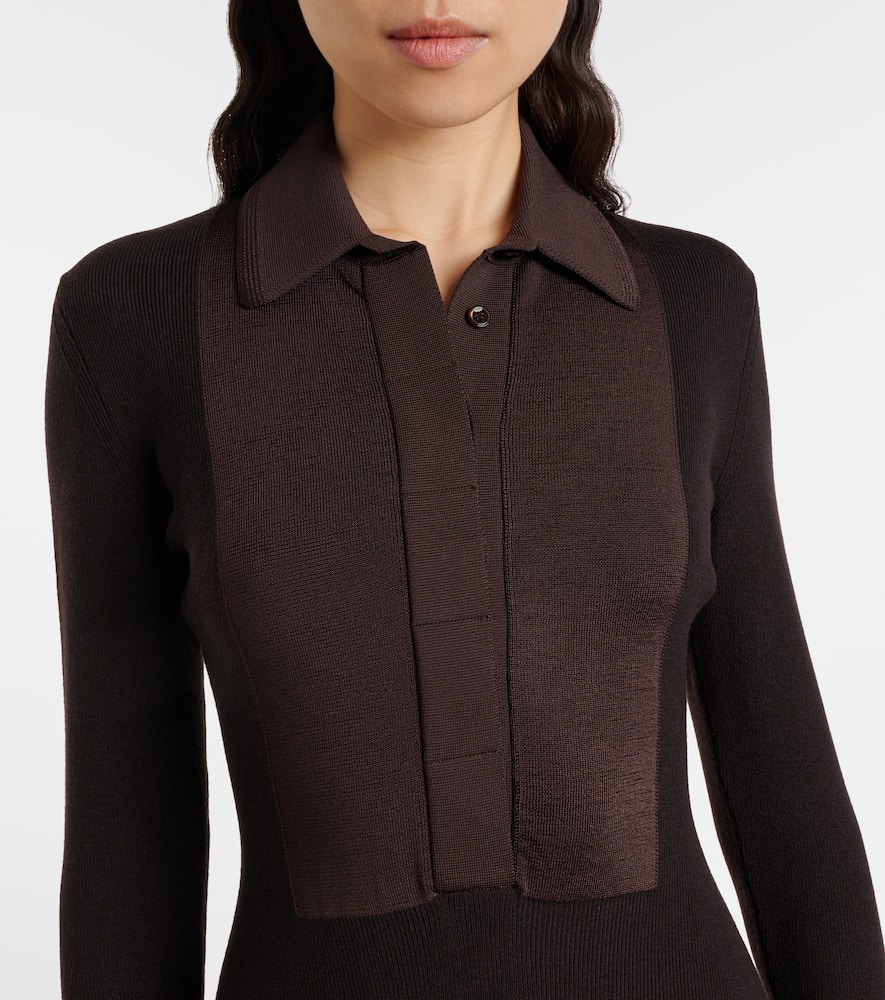 Tom Ford Turtleneck knitted wool-blend dress