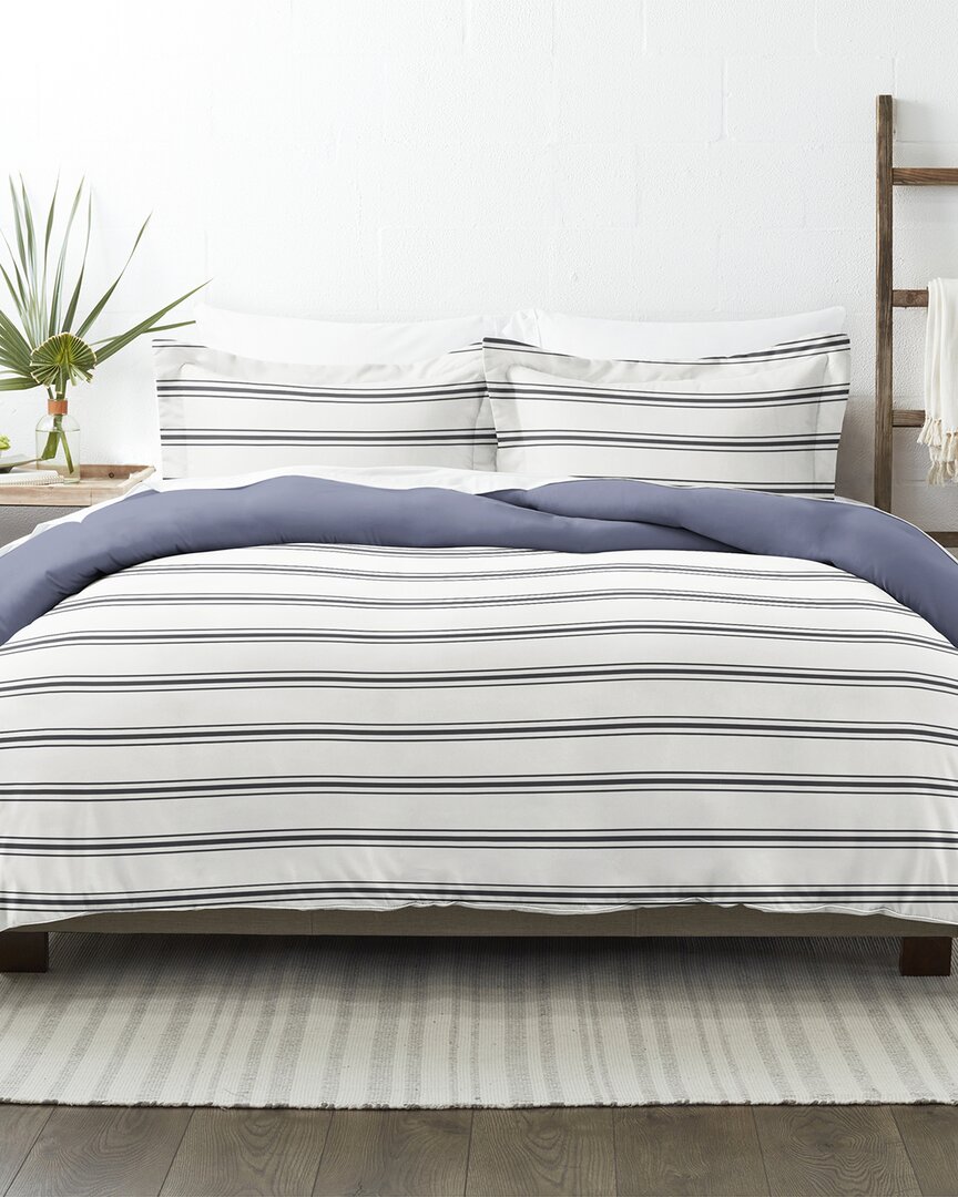 Premium Ultra Soft Desert Stripe 3Pc Reversible Duvet Cover  Set