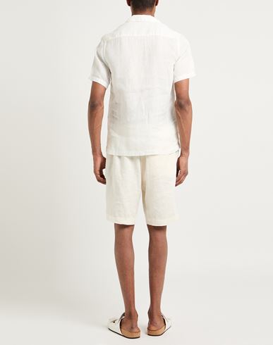 Lardini Man Shirt White Size 15 ¾ Linen