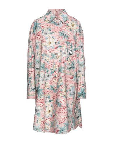 Woman Mini dress Pink Size 4 Cotton