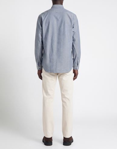 Man Shirt Slate blue Size M Organic cotton