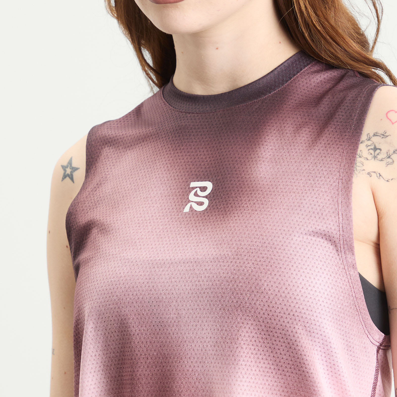 Women's Womens Micromesh™ Muscle Tank Mahogany Multi