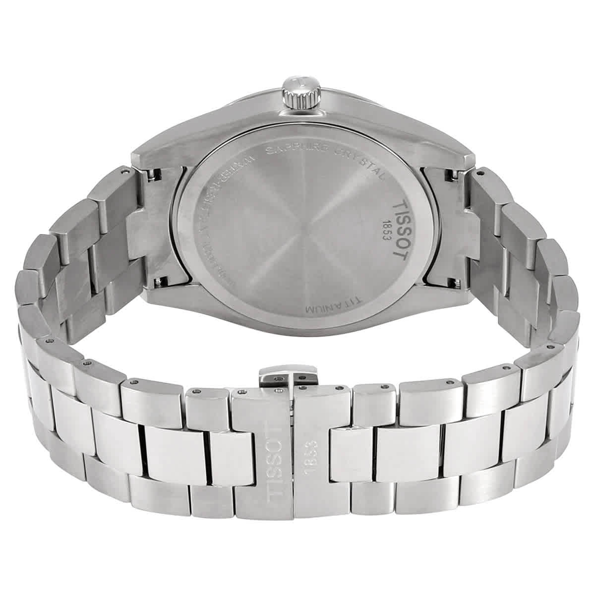 T-Classic Titanium Quartz Grey Dial Mens Watch T127.410.44.081.00