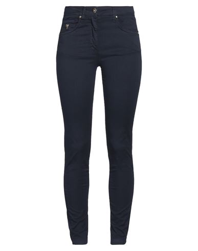 Woman Pants Midnight blue Size 4 Cotton, Elastane