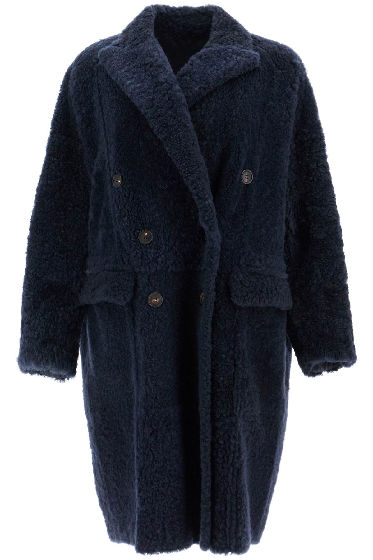 Shearling Frosty Effect Coat