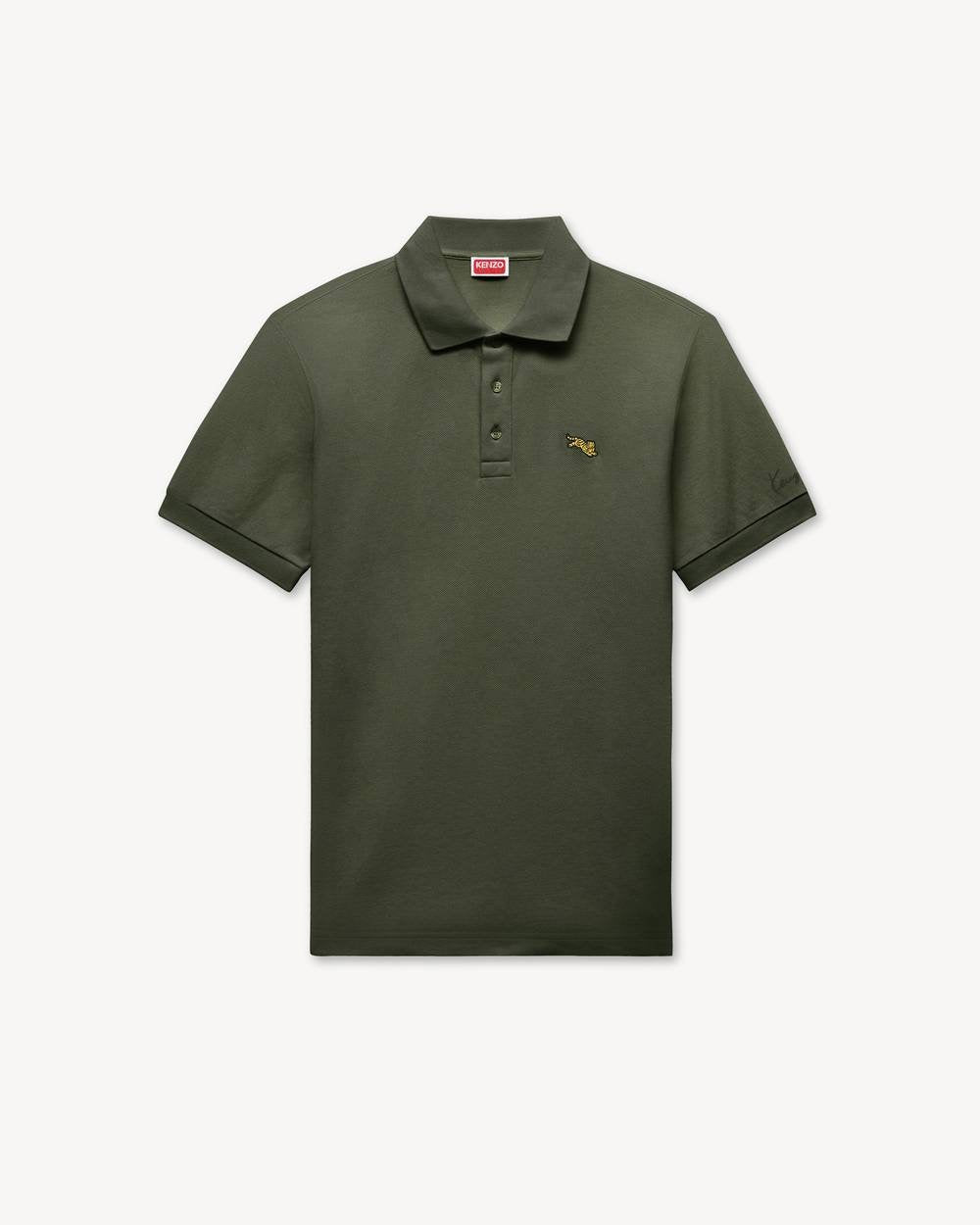 Tiger-Patch Polo Shirt