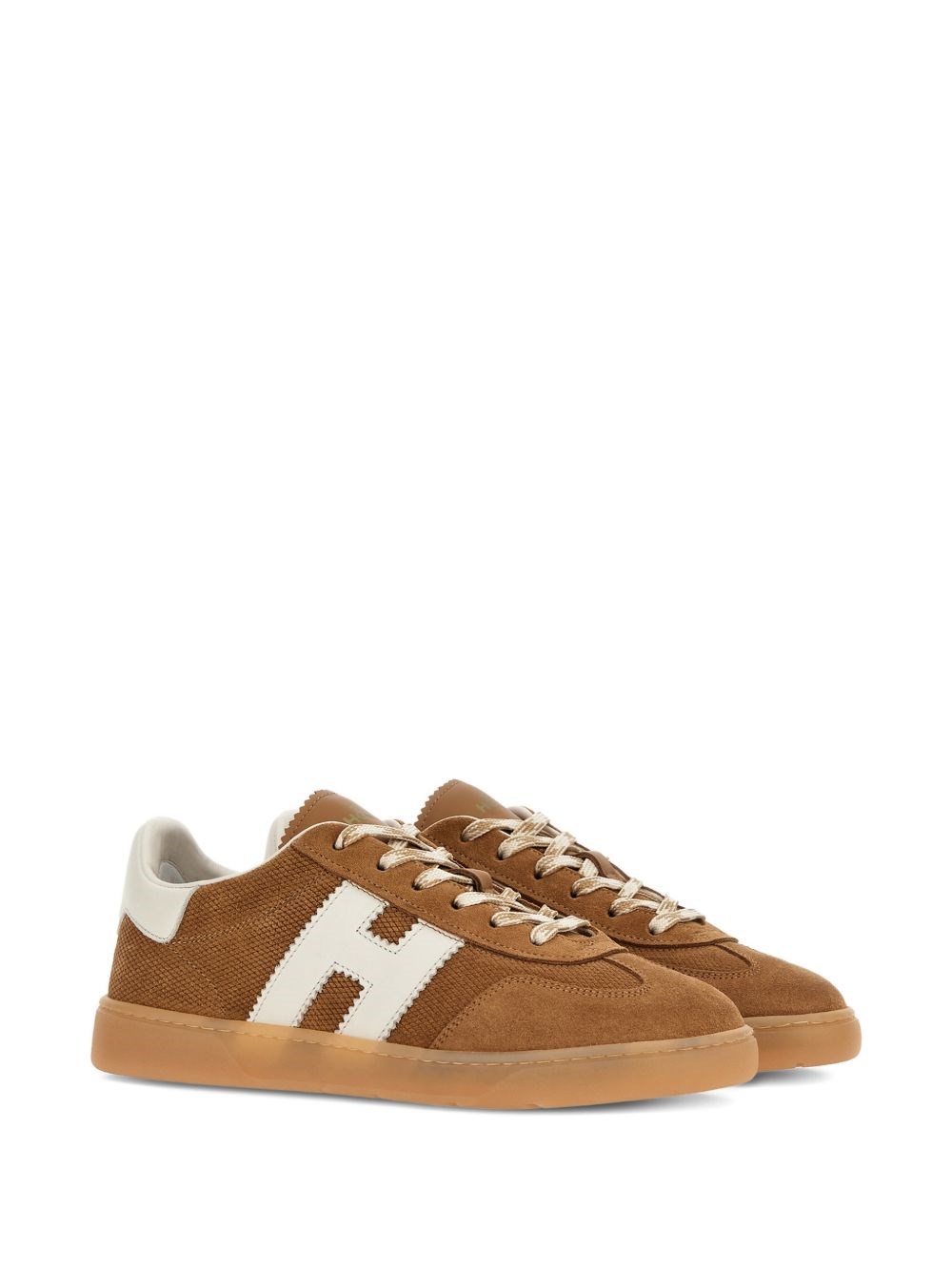 Brown Logo Sneakers