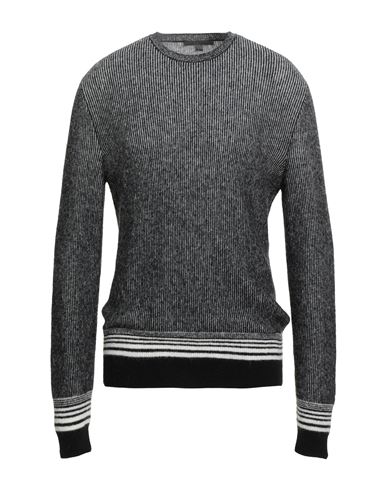 Man Sweater Black Size L Alpaca wool, Polyamide, Merino Wool