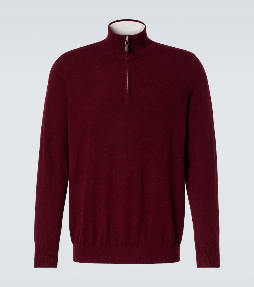 Mr Fenchurch cashmere half-zip sweater