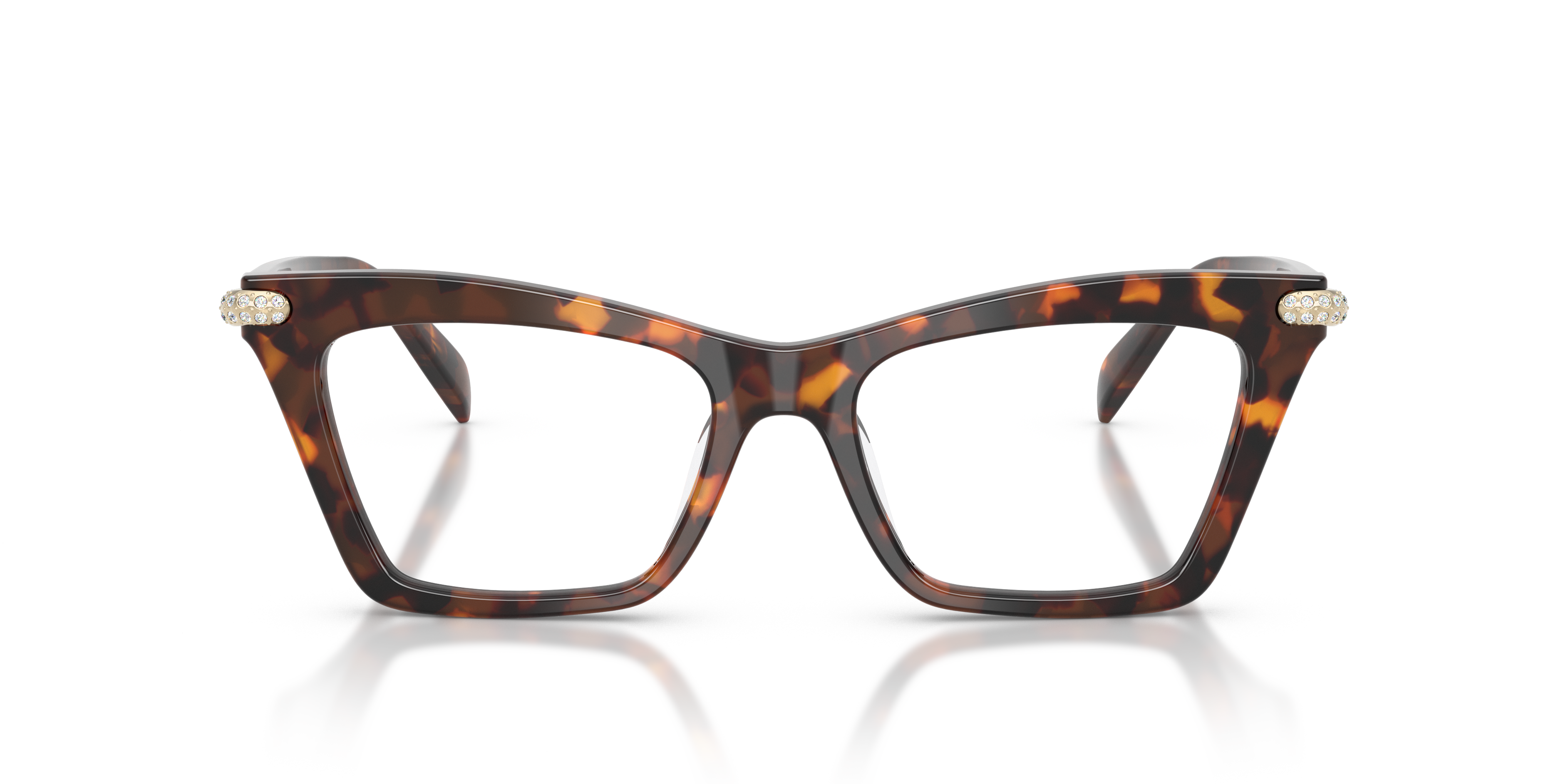 Michael Kors Mujer Michael Kors MK4185BU JAMAICA 4031 Monturas ópticas Acetato Tortuga Transparente Cat Eye Norma