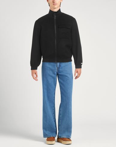 Paltò Man Jacket Black Size 42 Wool, Nylon