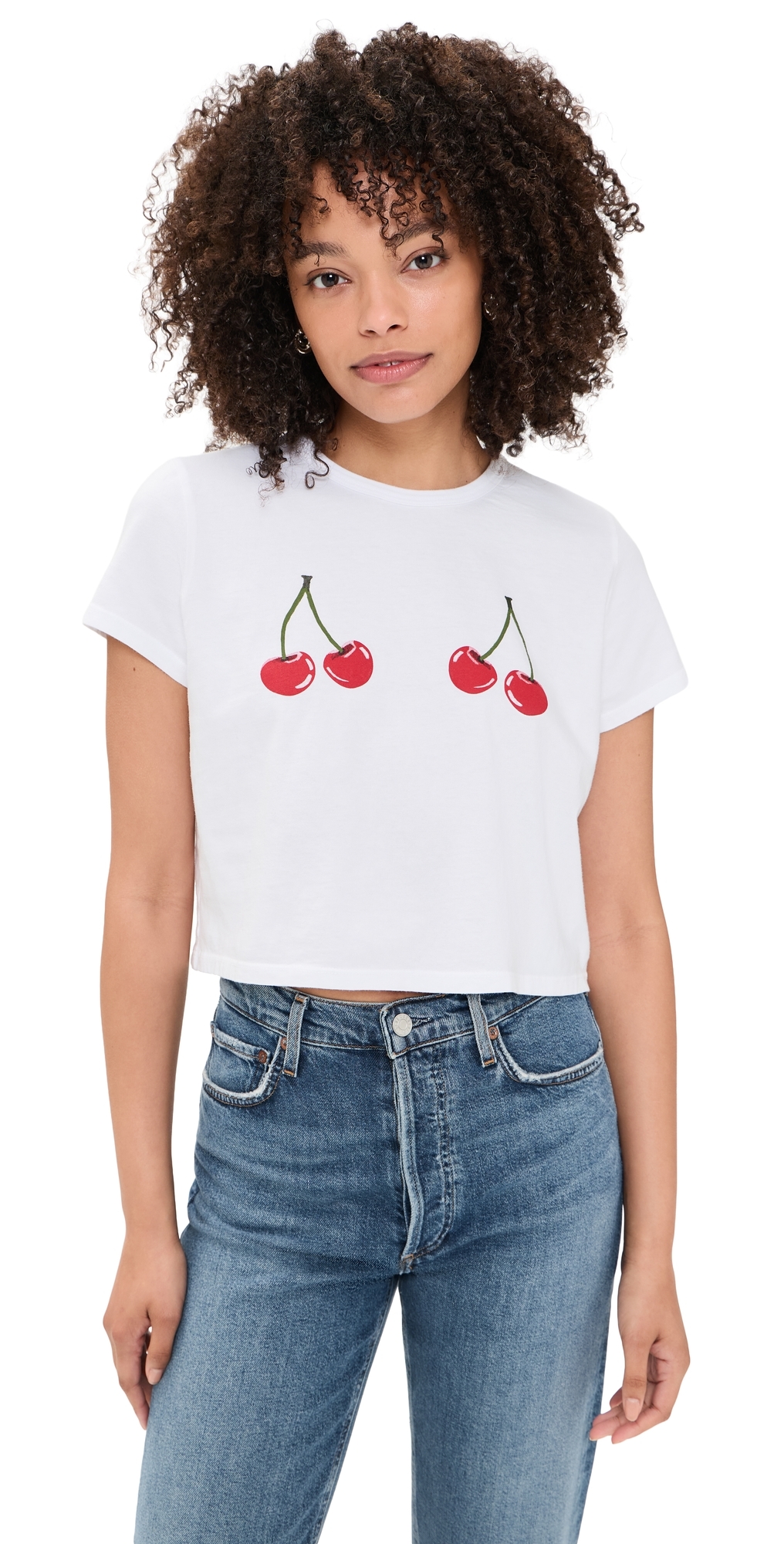 Cherry Picking Tee White