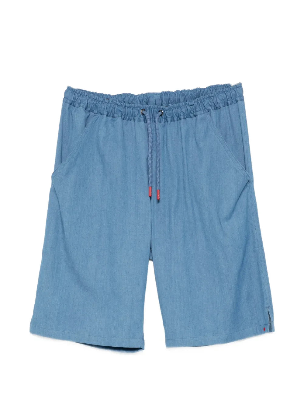 Drawstring Chino Shorts — Blue